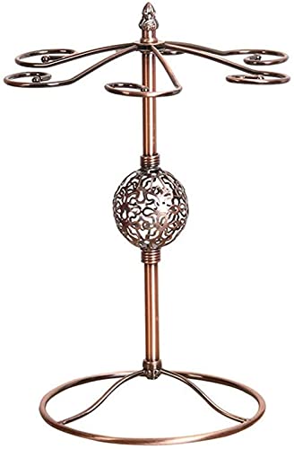 Weinregal Scrollwork Bronze Metall Weinglashalter Ständer Weinglasregal 6 Haken Freistehender Tischaufhänger Lufttrocknungssystem Baumdisplay (Farbe: Bronze Weinregal Scrollwork Bronze Metall Weinglashalter Ständer Weinglasregal 6 Haken Freistehender Tischaufhänger Lufttrocknungssystem Baumdisplay (Farbe: Bronze von FGFTHJBJNBDKFVFNVJNFBNVJG