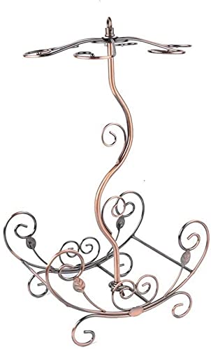 Weinregal Wandmontage Bronze Metallic Glas Weinflaschenregal Halter Tischgestell unabhängig stapelbar Flaschenregal Regal Kelchrahmen mit Haken 6 kleine Weinregal Weinregal Wandmontage Bronze Metallic Glas Weinflaschenregal Halter Tischgestell unabhängig stapelbar Flaschenregal Regal Kelchrahmen mit Haken 6 kleine Weinregal von FGFTHJBJNBDKFVFNVJNFBNVJG