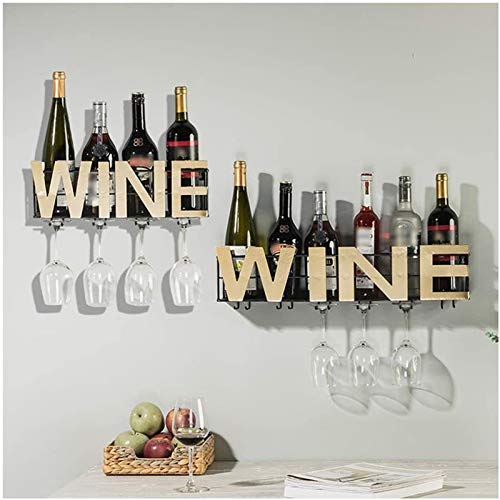 Weinregal Weinglasregal Eisen Weinglashalter Hängend kopfüber Zuhause Wand Wohnzimmer Wandbehang Weinregal Wand Hängeregal von FGFTHJBJNBDKFVFNVJNFBNVJG