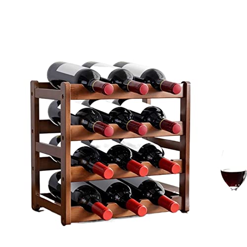 Weinregal Weinregal Weinregal Dekoration Weinflaschenregal Weinregal Dekoration Weinregal Regal Weinflaschenhalter (Farbe: 4 Ebenen) (4 Ebenen) von FGFTHJBJNBDKFVFNVJNFBNVJG