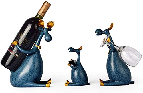 Weinregal aus Kunstharz, Weinflaschenhalter in Elchform, europäischer Kelch, Glashalterung, Flaschenhalter, Neuheit, geeignet für Geschenk, Küche, Heimdekoration, DFVV Weinregal aus Kunstharz, Weinflaschenhalter in Elchform, europäischer Kelch, Glashalterung, Flaschenhalter, Neuheit, geeignet für Geschenk, Küche, Heimdekoration, DFVV von FGFTHJBJNBDKFVFNVJNFBNVJG