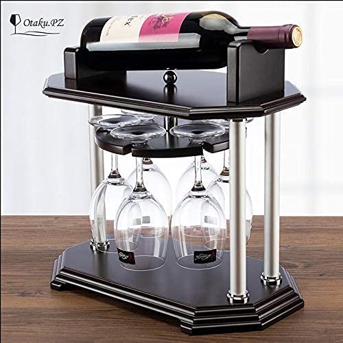 Weinregal aus Massivholz, Retro-Stil, zum Aufhängen, kreativ, kopfüber (Farbe: B) von FGFTHJBJNBDKFVFNVJNFBNVJG