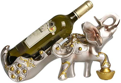 Weinregal für 1 Flasche, Weinregal, Ständer, Ausstellungsregale, Dekoration, helles Harz, Schwarz (Farbe: Gelb) von FGFTHJBJNBDKFVFNVJNFBNVJG