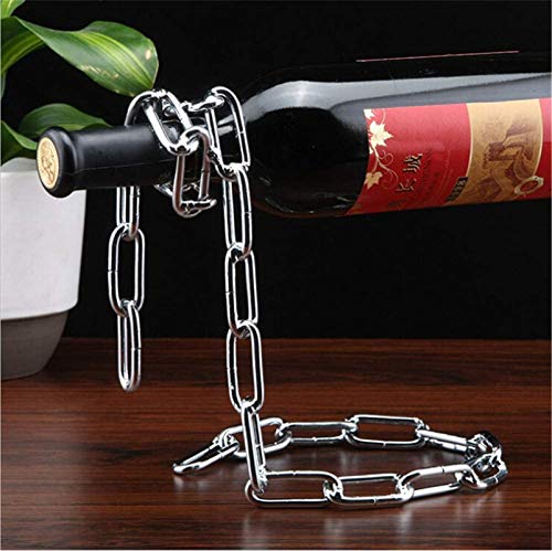 Weinregal für 1 Flasche, Weinregal, Ständer, Ausstellungsregale, Dekoration, leichtes Eisen, Metall (Farbe: Metall) von FGFTHJBJNBDKFVFNVJNFBNVJG