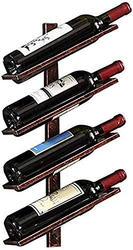 Weinregal für Weinliebhaber/Wandmontage, Weinflaschenregal, Kork, für Champagner, Zuhause, Küche, Dekoration, Bronze, 8 Flaschen Weinregal für Weinliebhaber/Wandmontage, Weinflaschenregal, Kork, für Champagner, Zuhause, Küche, Dekoration, Bronze, 8 Flaschen von FGFTHJBJNBDKFVFNVJNFBNVJG