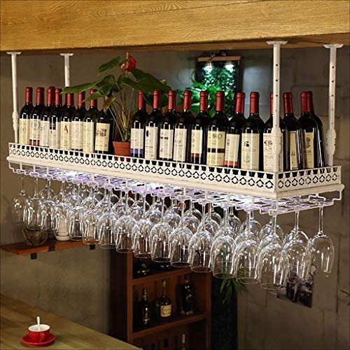 Weinregale, Weinregal, Vintage-Stil, Eisen, zum Aufhängen, kreative Hausbar, Weinregal, weiß, 100 x 35 cm Weinregale, Weinregal, Vintage-Stil, Eisen, zum Aufhängen, kreative Hausbar, Weinregal, weiß, 100 x 35 cm von FGFTHJBJNBDKFVFNVJNFBNVJG