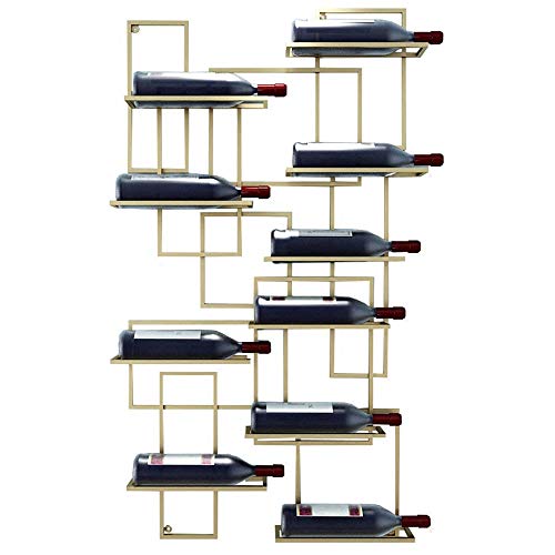 Weinregale, mehrlagig, schlicht, modern, Wandbehang, Wohnzimmer, Display-Ständer, eleganter französischer Stil, Weinregal (Farbe: Rot, Größe: 60 x 10 x 110 cm) von FGFTHJBJNBDKFVFNVJNFBNVJG