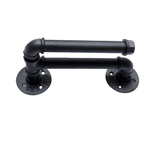 Weinregale Loft Wandbehang Eisen Weinregale Retro Industrie Wasserpfeifen Bar Dekorieren Weinflasche Shees Kelche Regal Schwarz von FGFTHJBJNBDKFVFNVJNFBNVJG