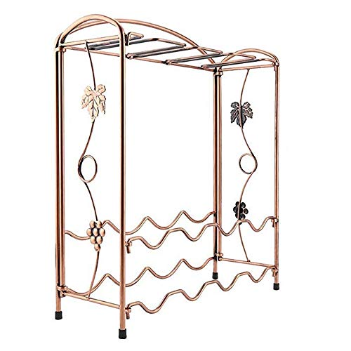 Weinregale Weinregal und Glasrahmen Eleganter Metalltisch Stand-Alone Kelchregal Home Cabinet Display Stand Bar Weinkeller Keller Sideboard Elegantes Weinregal im französischen Stil von FGFTHJBJNBDKFVFNVJNFBNVJG