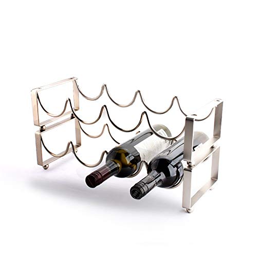 Weinregale für 4 Flaschen Weinregale können auf einer Metalltischebene überlagert werden, um zu verhindern, dass die Flaschenrolle auf Schrank gilt, elegantes Weinregal im französischen Stil Weinregale für 4 Flaschen Weinregale können auf einer Metalltischebene überlagert werden, um zu verhindern, dass die Flaschenrolle auf Schrank gilt, elegantes Weinregal im französischen Stil von FGFTHJBJNBDKFVFNVJNFBNVJG