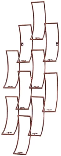 Weinregale zur Wandmontage, Weinflaschenhalter, Metall, Eisen, Weingläser, Vintage-Stil, kreative Bar-Dekoration, Display-Einheit, hält 10 Weinflaschen, Schwarz Weinregale zur Wandmontage, Weinflaschenhalter, Metall, Eisen, Weingläser, Vintage-Stil, kreative Bar-Dekoration, Display-Einheit, hält 10 Weinflaschen, Schwarz von FGFTHJBJNBDKFVFNVJNFBNVJG