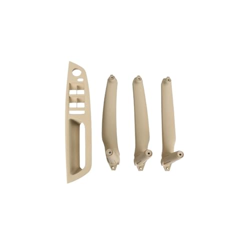 Auto Türgriff Innentürgriffe Für E70 E71 Für X5 Für X6 Auto Vorne Fahrersitz Innen Türgriff Innenverkleidung Pull Trim(Model B LHD Beige) von FGHDSSA