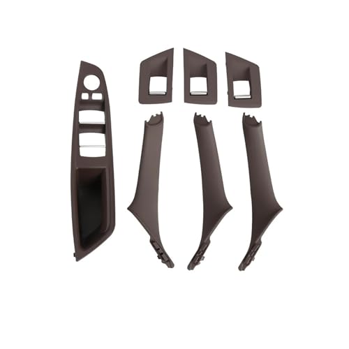 FGHDSSA Auto Türgriff Innentürgriffe Für 5 Series F10 F11 Auto Innen Türgriff Panel Abdeckung Fenster Schalter Panel Griff Set(LHD Moka) von FGHDSSA