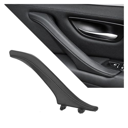 FGHDSSA Auto Türgriff Innentürgriffe Für 5 Series F10 F11 F18 520i 523i 525i 528i 535i Innen Passagier Tür Leder Griff Montage(RIGHT BLACK) von FGHDSSA