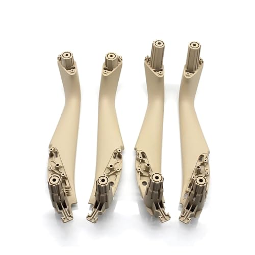 FGHDSSA Auto Türgriff Innentürgriffe Für 5 Series Für M5 G30 G31 F90 2017-2021 Autotürgriffe Innengriffabdeckung Verkleidung 51417438521(Beige 4pcs Set) von FGHDSSA