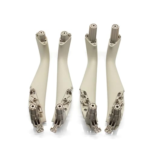 FGHDSSA Auto Türgriff Innentürgriffe Für 5 Series Für M5 G30 G31 F90 2017-2021 Autotürgriffe Innengriffabdeckung Verkleidung 51417438521(Oyster 4pcs Set) von FGHDSSA