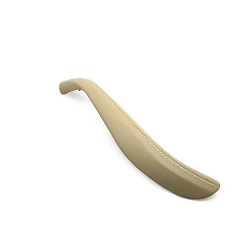 FGHDSSA Auto Türgriff Innentürgriffe Für 5 Series G30 G31 Für M5 F90 2018-2023 Links Rechts Pull Griff Leder Äußere Abdeckung Ersatz(Light Beige-Right) von FGHDSSA
