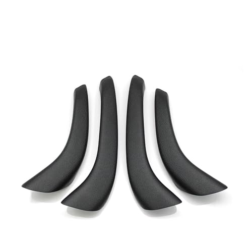 FGHDSSA Auto Türgriff Innentürgriffe Für Benz S-Klasse W220 1998-2003 Auto Innentür Pull Griff Äußere Abdeckung Ersatz 2208101354(Black 4PCS) von FGHDSSA