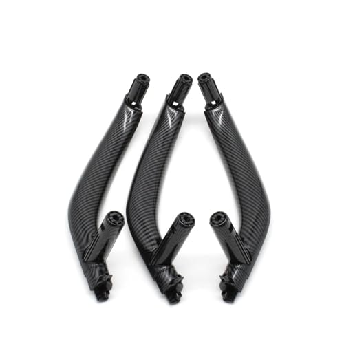 FGHDSSA Auto Türgriff Innentürgriffe Für Für X5 Für X6 F15 F16 2014-2018 3 STÜCKE LHD RHD Autoinnenraum Beifahrertürgriffabdeckung Verkleidung(RHD 3PCS Carbon) von FGHDSSA