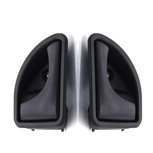 FGHDSSA Auto Türgriff Innentürgriffe Für Kangoo 1997-2007 Ein Paar Auto Innen Türgriff Vorne Links Rechts 8200247802 82002478(Black A Pair) von FGHDSSA