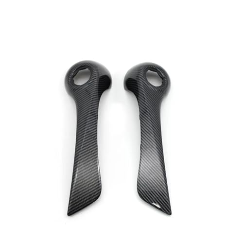 FGHDSSA Auto Türgriff Innentürgriffe Für Koleos I 2008-2016 2 Stück Innenausstattung Vorne Links Und Rechts Innentürgriff Außenabdeckung(Carbon-Cover 2PCS) von FGHDSSA