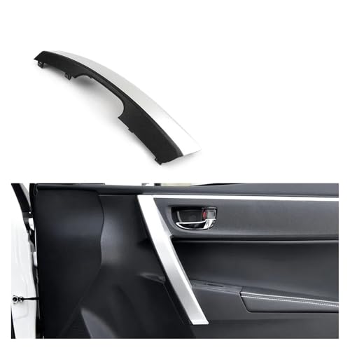 FGHDSSA Auto Türgriff Innentürgriffe Für Toyota Für Corolla Für Levin 2014-2018 7464602430 Auto Innen Vorne Tür Griff Trim Panel Armlehne(L Black Silver R) von FGHDSSA