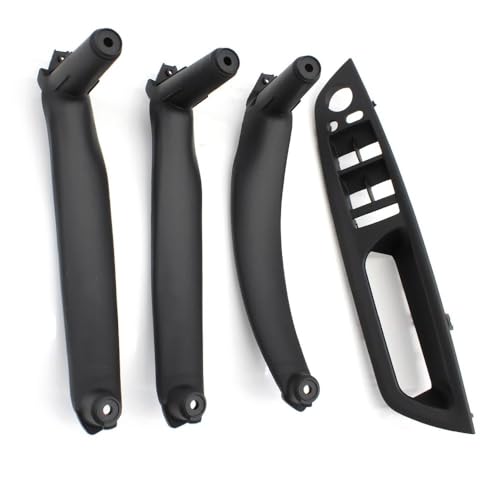FGHDSSA Auto Türgriff Innentürgriffe Für X5 Für X6 E70 E71 2007-2013 4 STÜCKE Auto Fahrertürgriff Innentürgriffverkleidung(Beige RHD 4PCS SET) von FGHDSSA