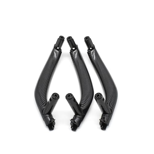 FGHDSSA Auto Türgriff Innentürgriffe Für X5 Für X6 F15 F16 2014-2018 3 STÜCKE LHD RHD Auto Innentürgriff Abdeckung Panel Trim Ersatz(Carbon,LHD) von FGHDSSA