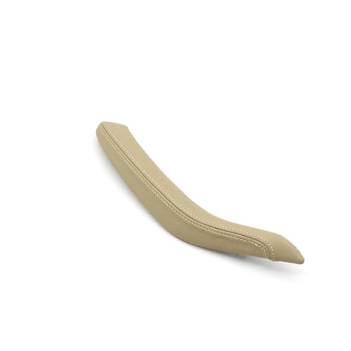 FGHDSSA Auto Türgriff Innentürgriffe Für X5 Für X6 F15 F16 2014-2018 Autoinnenraum Beifahrertür-Zuggriff Mit Äußerer Lederverkleidung(Beige Right) von FGHDSSA