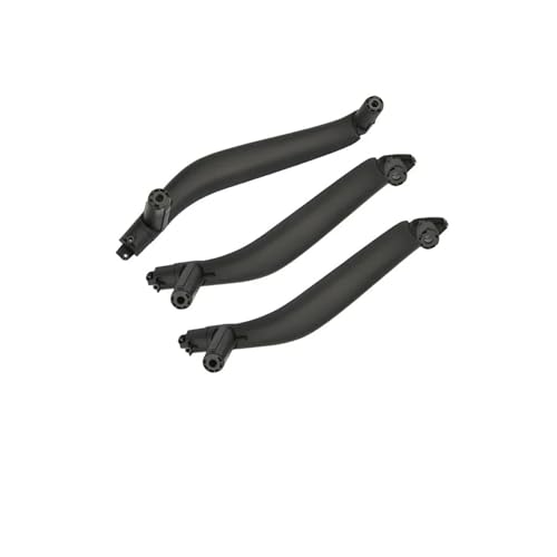 FGHDSSA Auto Türgriff Innentürgriffe Für X5 Für X6 F15 F16 2014-2020 3PCS Set Inteior Passagier Türgriff Abdeckung Trim Ersatz Teile(Schwarz) von FGHDSSA