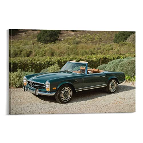 Auto-Poster Mercedes Benz 280 Sl Leinwand-Kunstposter und Wandkunst, Bild, modernes Familien-Schlafzimmer, Dekor-Poster, 30 x 45 cm Auto-Poster Mercedes Benz 280 Sl Leinwand-Kunstposter und Wandkunst, Bild, modernes Familien-Schlafzimmer, Dekor-Poster, 30 x 45 cm von FGHF