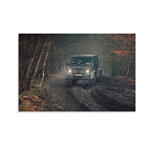 Auto-Poster Mercedes G500, 10,2 x 10,2 cm, dekoratives Gemälde, Leinwand, Wandkunst, Wohnzimmer, Schlafzimmer, Gemälde, 60 x 90 cm Auto-Poster Mercedes G500, 10,2 x 10,2 cm, dekoratives Gemälde, Leinwand, Wandkunst, Wohnzimmer, Schlafzimmer, Gemälde, 60 x 90 cm von FGHF