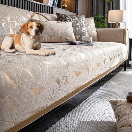FGHUF Sofa Überzug Sofabezug Couch Überzug, Sofaschoner rutschfest Sofaüberwurf Sofadecke Sofadecken Für SitzfläChe, 1 2 3 4 Sitzer L Form Ecksofa Bezug Sofa Cover von FGHUF