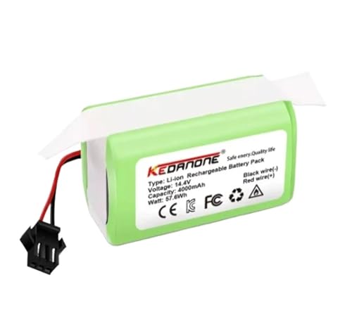 Akku for Roboterstaubsauger, kompatibel mit Eufy RoboVac, Ersatzakku for 15C 15T 25C 30 30C 35C MAX G10 G15 G20 G30 Hybrid Edge Roboterstaubsauger-Zubehör(2600mAh) von FGJDERYH