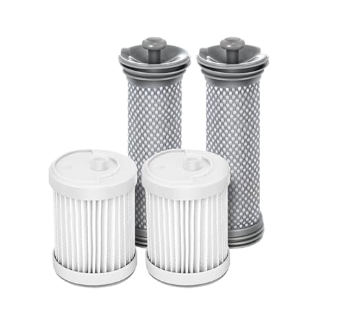 Ersatz-HEPA-Filter und Vorsatz, kompatibel mit Tineco A10 A11 Hero, Pure ONE S11 Staubsaugerzubehör(Light Grey) von FGJDERYH