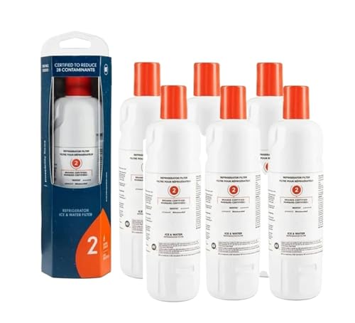 Ersatz-Kühlschrank-Wasserfilter. Kompatibel mit Whirlpool-Kühlschrank, EDR2RXD1, W10413645A, WRF989SDAB(EDR2RXD1X-6PCS) von FGJDERYH