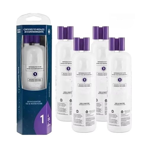 Ersatz-Wasserfilter for Kühlschränke, EDR1RXD1, kompatibel mit W10295370A, 469081, 469930, P8RFWB2L, P4RFWB(4Pcs) von FGJDERYH