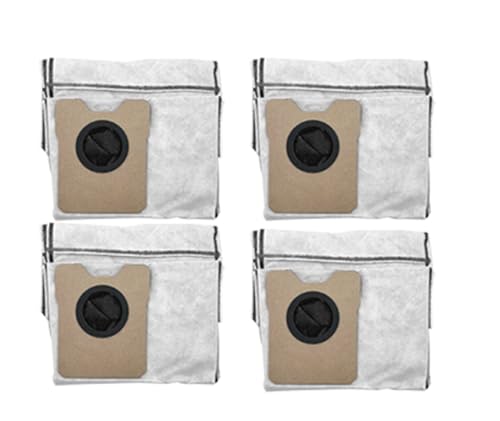Ersatzteile for Roboterstaubsauger, kompatibel mit Eufy Omni C20, inklusive Gummi-Hauptbürste, Seitenbürsten, Wischpads, HEPA-Filter, Staubbeutel, Bürstenabdeckungen(Dust Bag 4PCS) von FGJDERYH
