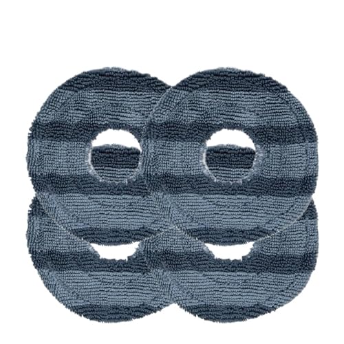 Ersatzteile for Roboterstaubsauger, kompatibel mit Eufy Omni C20, inklusive Gummi-Hauptbürste, Seitenbürsten, Wischpads, HEPA-Filter, Staubbeutel, Bürstenabdeckungen(Mop Cloth 4PCS) von FGJDERYH
