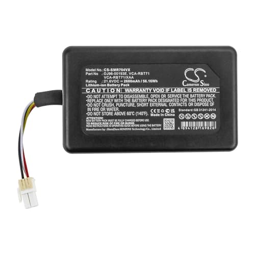 FGJDERYH Kompatibel mit Samsung POWERbot R7040, VCA-RBT71/XAA Roboter-Staubsammler-Ersatzakku(2600mah) von FGJDERYH