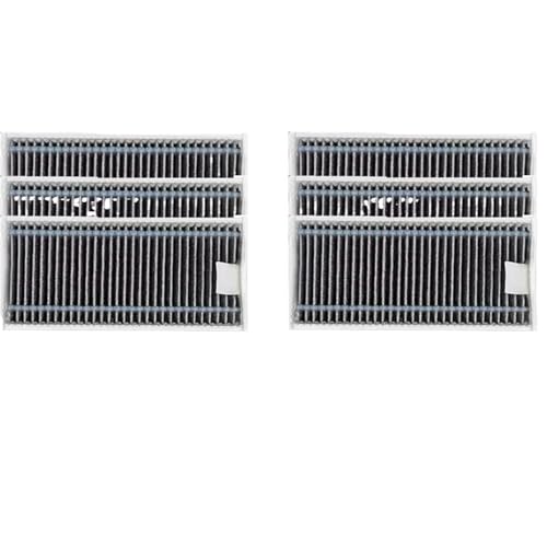 Staubsauger-Ersatzset. Kompatibel mit Ecovacs X9 Pro Omni/X9-Teilen, Hauptbürste, seitlicher Staubbeutel, HEPA-Filter(Burgundy) von FGJDERYH