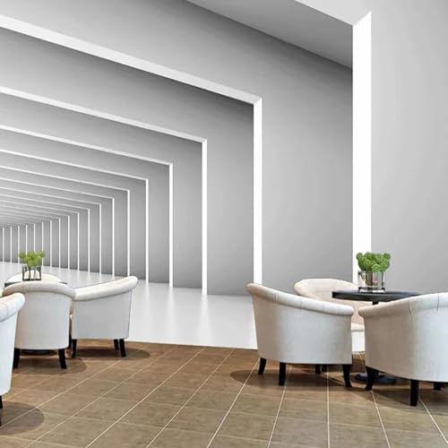 FGJFGGFR Wandbild 3d Wohnzimmer Tapete Erweiterung Raum Korridor Innen Hintergrund Wanddekoration Kunst Aufkleber Seide Wandmalerei von FGJFGGFR