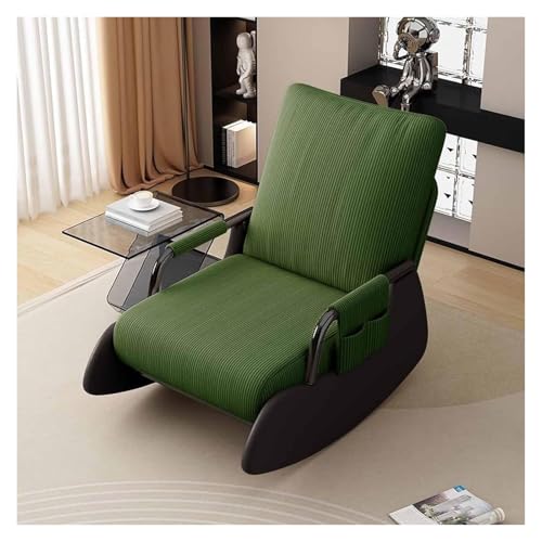 FGJUYLKvchgf Rocking Chair, Leisure Chair with High Back and Armrests Outdoor Patio(Green Black) von FGJUYLKvchgf