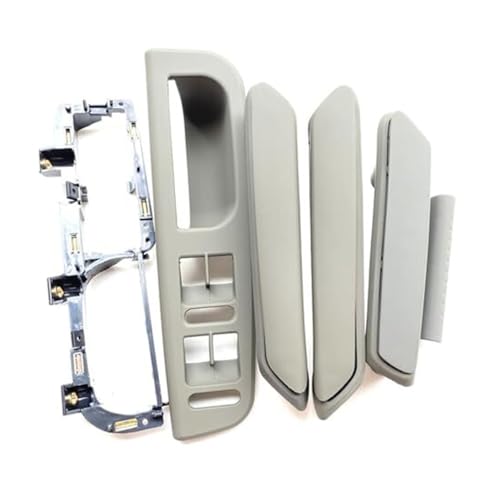 FGKDLDZCZM Auto Innengriffverkleidung Türinnengriff Für Vw Für Passat B5 1998–2005, 1–6 Stück, graue Gummifarbe, 3B186717E usw.(Grey 6pcs) von FGKDLDZCZM