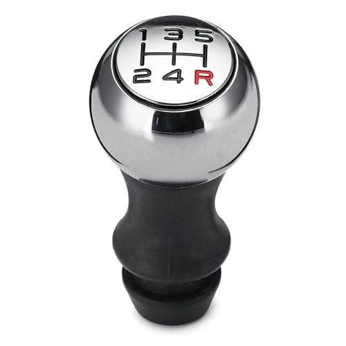 FGKDLDZCZM Schaltknauf 5-Gang-Auto MT Schaltknauf Hebel Schalthebel Griff Stick Fit für 106 206 306 406 107 207 307 407(5 SpeedE) von FGKDLDZCZM