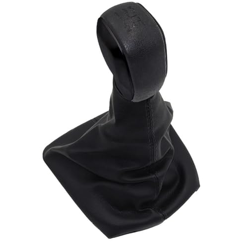 FGKDLDZCZM Schaltknauf Auto-Schaltknauf, Hebel, Getriebewechsel, Leder, für 307 2001–2008, manueller Wählhebel, Getriebegriff(Black) von FGKDLDZCZM