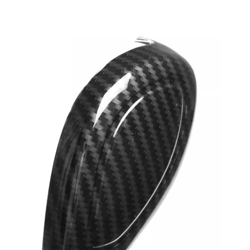 FGKDLDZCZM Schaltknauf Auto-Schaltknauf-Kopfabdeckungs-Trimmaufkleber für Land für Rover Freelander 2 LR2 2007–2015, ABS-Kohlefaser, Innenausstattung von FGKDLDZCZM