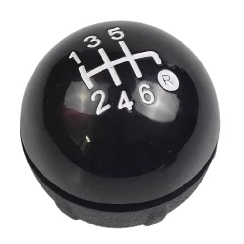 FGKDLDZCZM Schaltknauf Für 55344048Car Stick Schaltknauf Hebel Handball 2007-2018 5/6 Geschwindigkeit mit Gamasche Boot Cover Case(Black 6 speed) von FGKDLDZCZM