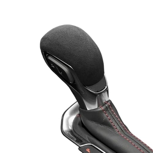 FGKDLDZCZM Schaltknauf Schwarze Wildleder-Innenausstattung Schalthebel Stcik Schaltkragenabdeckung für Chevrolet für Trailblazer für Equinox für Malibu XL 2020 2021 2022(Black) von FGKDLDZCZM