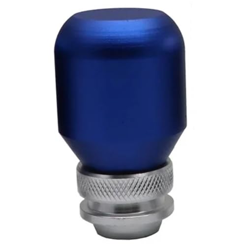 FGKDLDZCZM Schaltknauf Universal Auto Schaltknauf Einziehbare Einstellbare Länge Getriebe Kopf Aluminium Legierung Stick Manuelle Schalthebel Beliebt(1piece blue) von FGKDLDZCZM